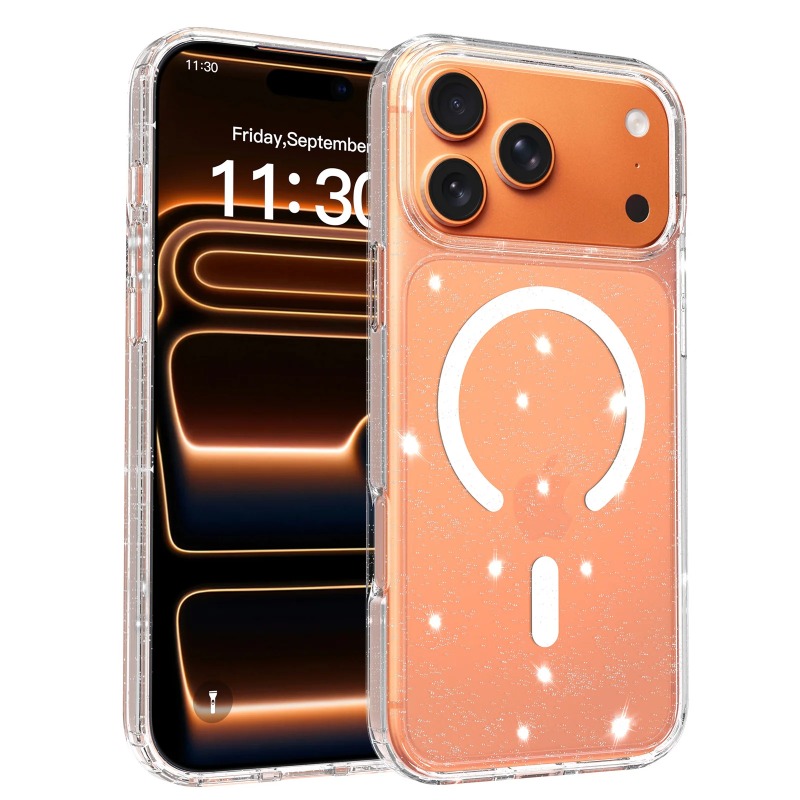 Luxury Clear Glitter Magnetic  - Phone Cases Yellow 评论和价格