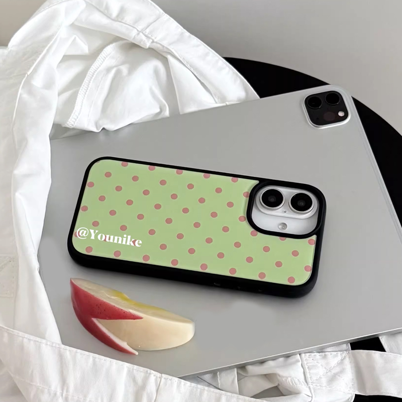Ins Korean Retro Cartoon Green - Phone Cases Purple 评论和价格