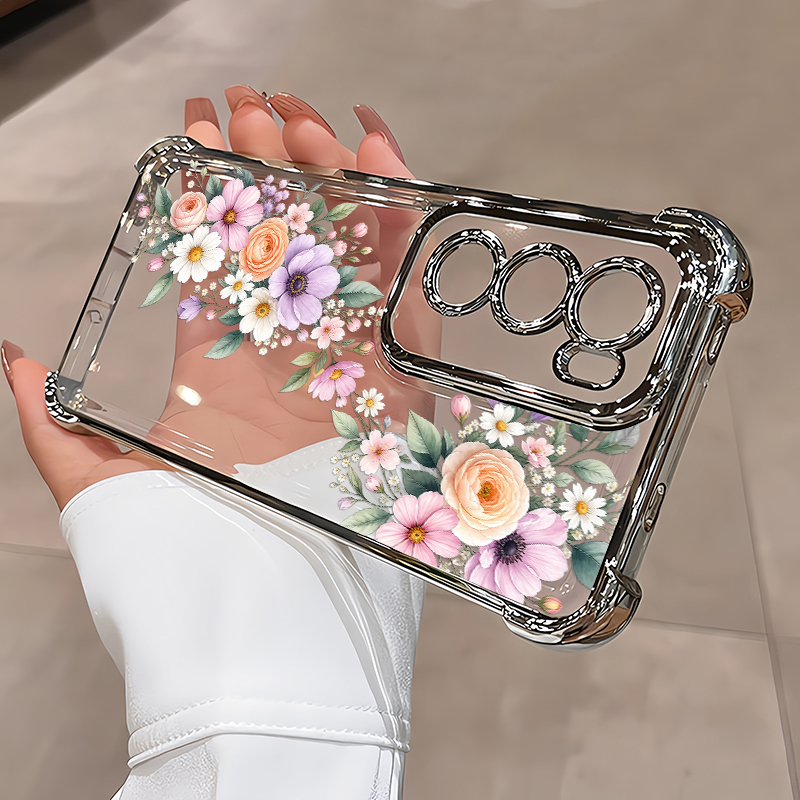 Pink Tulip Purple Peony Flower - Phone Cases Purple 评论和价格