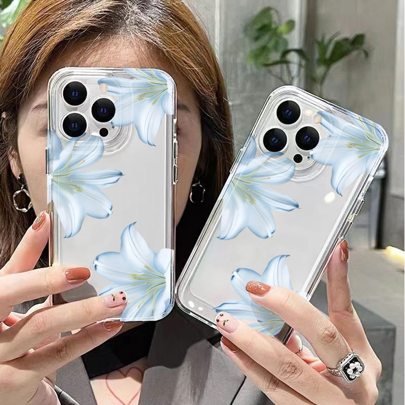 Fashion Exquisite White Lily F - Phone Cases Trending 评论和价格