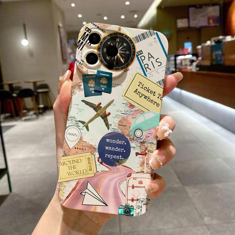 Travel Element Pattern Eye Des - Phone Cases Vogue 评论和价格