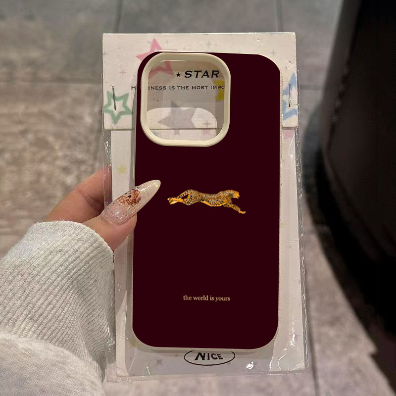 Minimalist Leopard Running Pat - Phone Cases Trending 评论和价格