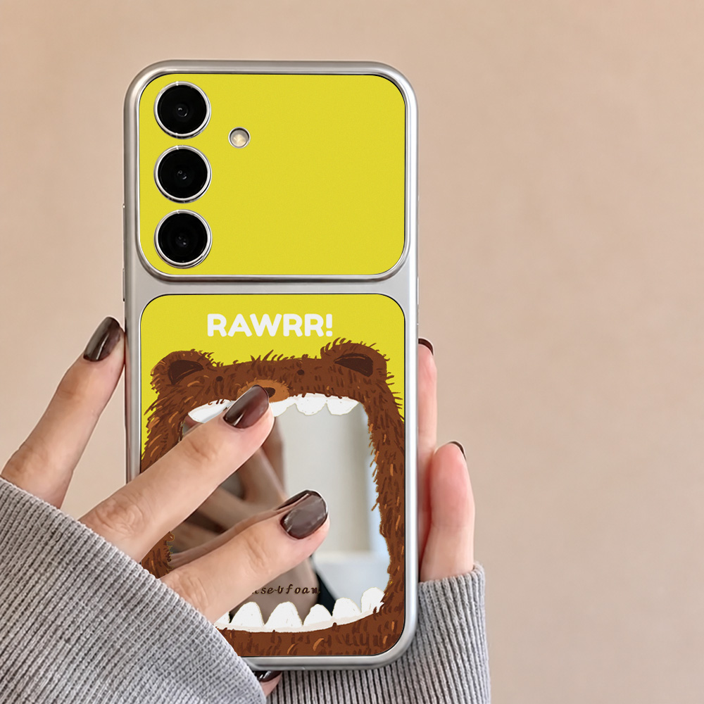 Mirror Phone Case For Samsung  - Cute Cartoon Case 评论和价格